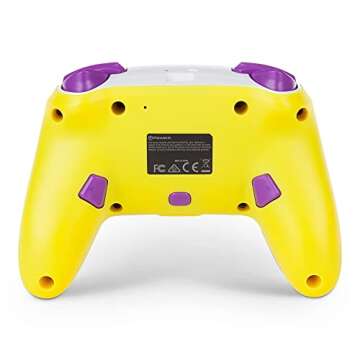 PowerA Enhanced Wireless Controller for Nintendo Switch - Waluigi, Nintendo Switch Lite, Gamepad, game controller, Bluetooth controller, rechargeable