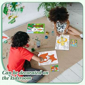 Sherr 24 Pre Printed Canvas Kit for Fun Painting Sessions