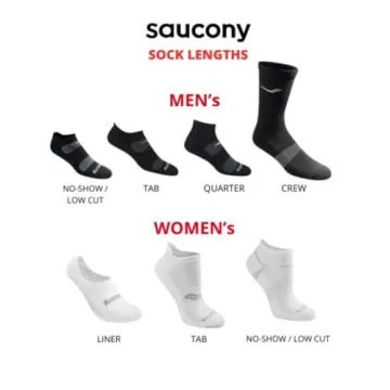 Saucony RunDry Comfort Fit Performance No-Show Socks