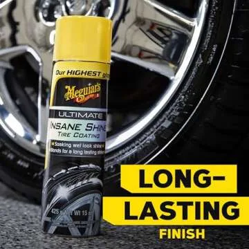 Meguiar's Ultimate Insane Shine Tire Coating for a Lasting Gloss