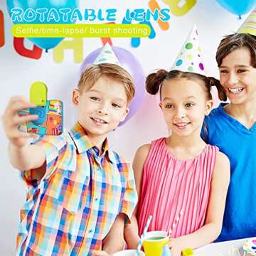 CHAKEYAKE Kids Digital Waterproof Camera for Adventures