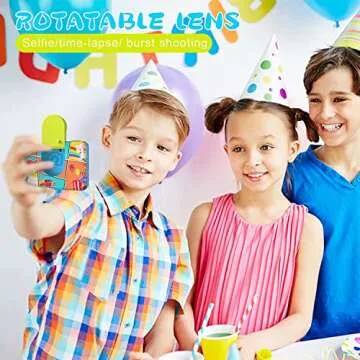 CHAKEYAKE Kids Digital Waterproof Camera for Adventures