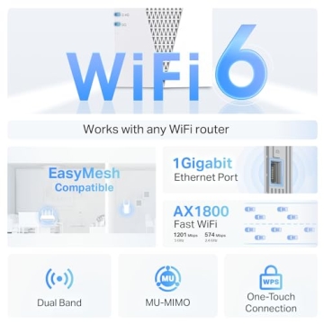 TP-Link AX1800 WiFi 6 Range Extender | Easy APP Setup