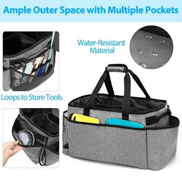 HODRANT Extra-Large Cleaning Caddy for All Your Essentials.