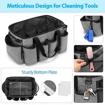 HODRANT Extra-Large Cleaning Caddy for All Your Essentials.