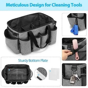HODRANT Extra-Large Cleaning Caddy for All Your Essentials.