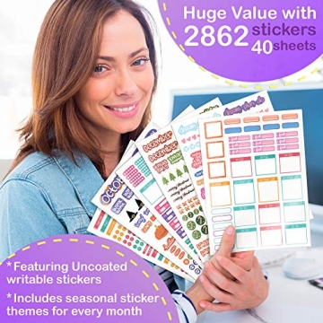 Savvy Bee Planner Stickers - 2682 Unique Designs for Planning