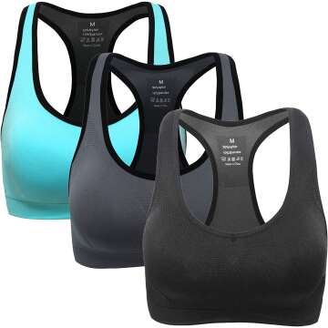 High Impact MIRITY Women Racerback Sports Bras