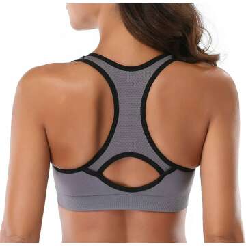 High Impact MIRITY Women Racerback Sports Bras