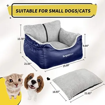 Comfortable Dog Booster Car Seat for Small Dogs