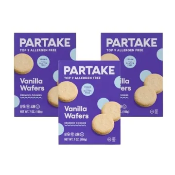 Partake Vanilla Wafers - Gluten Free, Non-GMO Cookie Treats for All Ages