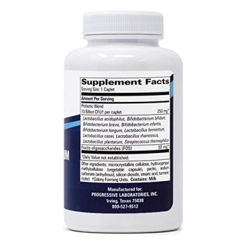 Progressive Labs Probiotic 10 Billion CFUs for Gut Health