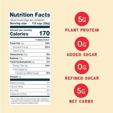 Seven Sundays Nut Granola, Keto-Friendly Cereal 20 Oz