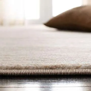 SAFAVIEH Vision Collection Area Rug - 6' x 9', Creme, Modern Ombre Tonal Chic Design, Non-Shedding & Easy Care, Ideal for High Traffic Areas in Living Room, Bedroom (VSN606F)