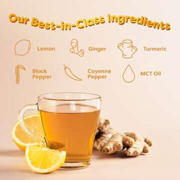 Sugar-Free Lemon Ginger Immunity Tea for Wellness Boost