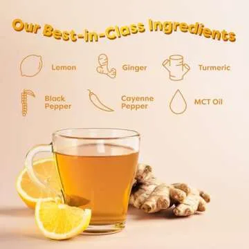 Sugar-Free Lemon Ginger Immunity Tea for Wellness Boost