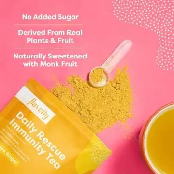 Sugar-Free Lemon Ginger Immunity Tea for Wellness Boost