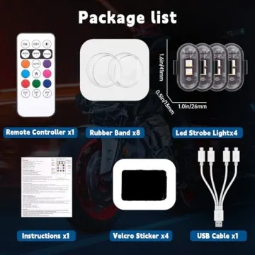 Wireless LED Strobe Lights – Remote Control & Waterproof
