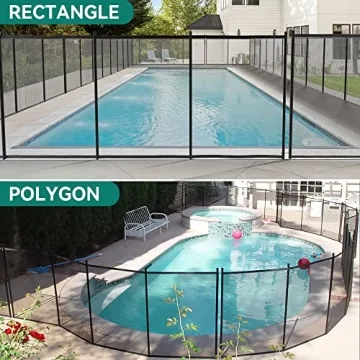 YITAHOME 4 x 72Ft Mesh Pool Safety Fence for Families