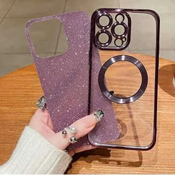 Luxury Glitter iPhone 14 Pro Max Case for Women