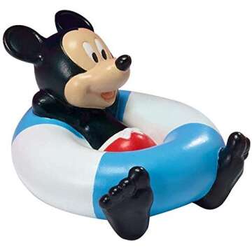 The First Years Disney Mickey Mouse Squirties Baby Bath Toys - Fun Squirty Friends for Bath & Pool -...