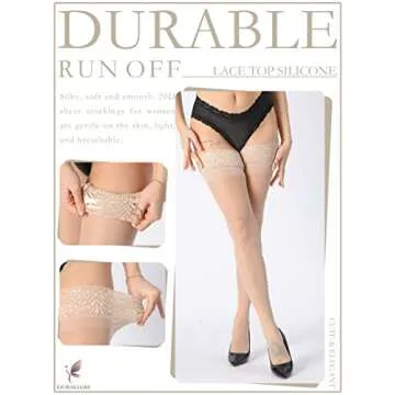 DORALLURE Thigh High Stockings in 17 Colors for Women