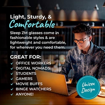 Sleep ZM Blue Light Blocking Glasses for Better Sleep Quality