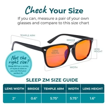 Sleep ZM Blue Light Blocking Glasses for Better Sleep Quality