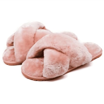 Crazy Lady Fuzzy Fluffy Slippers for Chic Comfort