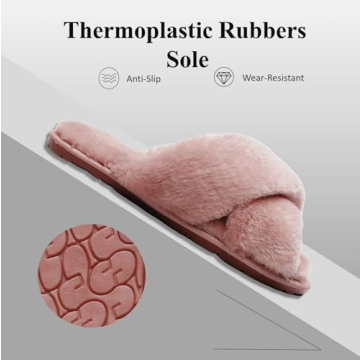 Crazy Lady Fuzzy Fluffy Slippers for Chic Comfort