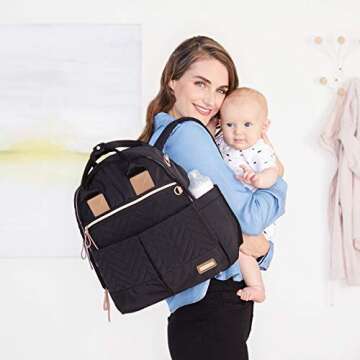 Skip Hop 6-in-1 Diaper Backpack for Stylish Parents