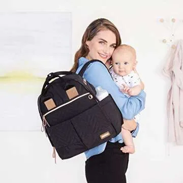 Skip Hop 6-in-1 Diaper Backpack for Stylish Parents