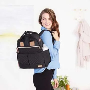 Skip Hop 6-in-1 Diaper Backpack for Stylish Parents