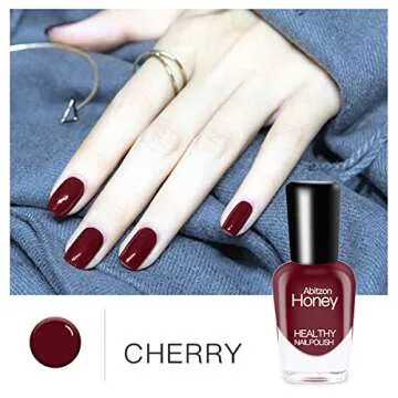 Abitzon New Nail Polish Set (10 Bottles) Non-Toxic Eco-Friendly Easy Peel Off and Quick Dry Water Based Nail Polish