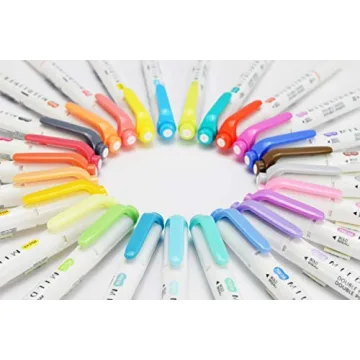Zebra Mildliner Highlighters - Versatile Dual-Tip Markers