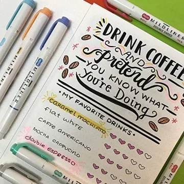 Zebra Mildliner Highlighters - Versatile Dual-Tip Markers