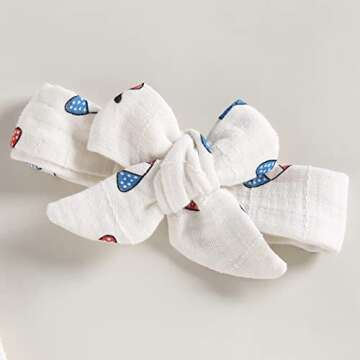 Bonangber 4th of July Baby Girl Outfits Popsicle Print Sleeveless Strap Onesie American Flag Romper Fourth of July Outfit(A-Milky White,6-12 Months)