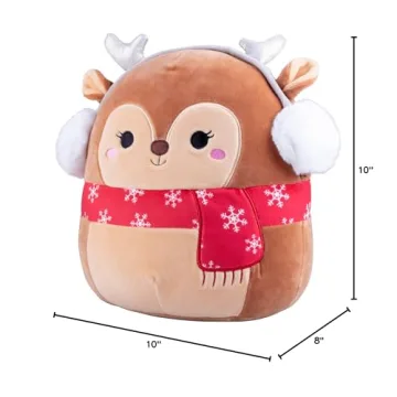 Squishmallows Darla The Fawn 10-Inch Plush Toy