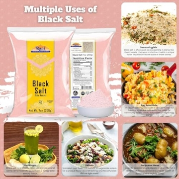 Rani Black Salt Powder 7oz for Vegan Cooking