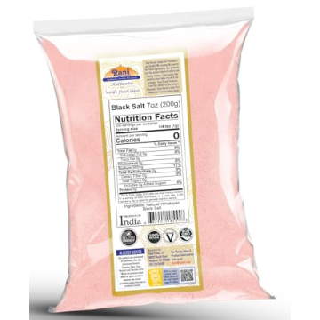 Rani Black Salt Powder 7oz for Vegan Cooking