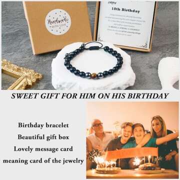 Sereney 18th Birthday Triple Protection Bracelet Gift