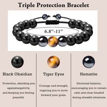 Sereney 18th Birthday Triple Protection Bracelet Gift