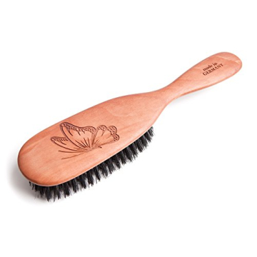 Natural Boar Bristle Hairbrush for Healthy Hair - German Made