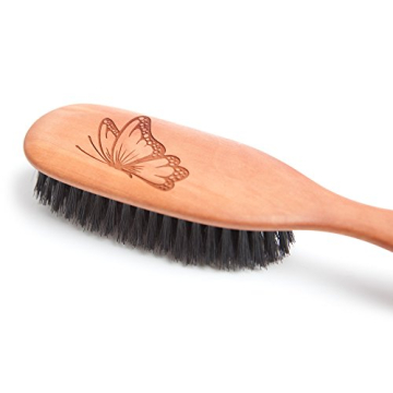 Natural Boar Bristle Hairbrush for Healthy Hair - German Made