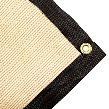 Be Cool Solutions 70% Brown Sun Shade Canopy for Outdoors