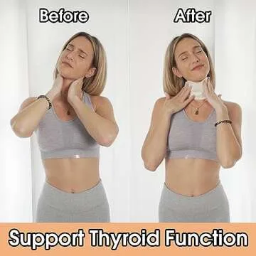 Castor Oil Pack Compress for Liver Detox & Thyroid Kit - Organic Cotton, Mess-Free, Reusable Castor Oil Wrap - Improve Sleep and Digestion, Reduce Inflammation(Castor Oil Not Included)