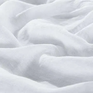 Meadow Park French Linen Bed Skirt for King Beds
