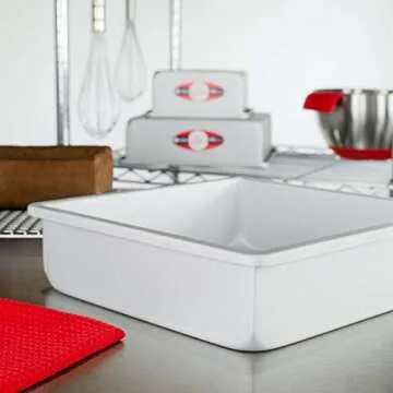 Fat Daddio's 10x3 Inch Square Cake Pan for Perfect Baking
