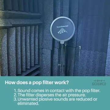 Pop Filter for Studio Microphones for Superior Vocal Recordings