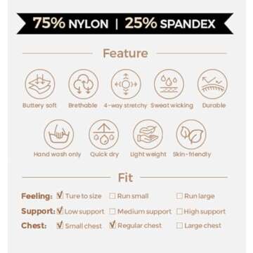 Aoxjox Ivy Workout Sports Bra: Comfort Meets Style